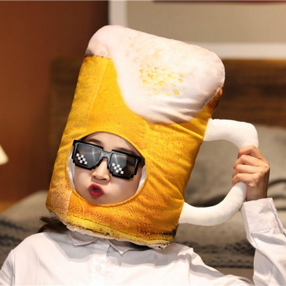 Фотореквизит Милая пивная шляпа Мягкая плюшевая пивная шляпа Креативная забавная пивная шляпа Подарки